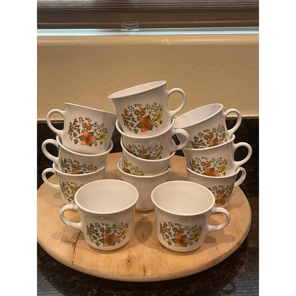 SET OF 4 VINTAGE CORELLE INDIAN SUMMER PATTERN MUG - Picture 7 of 7